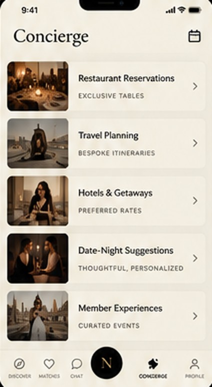 NOUS app — Concierge
